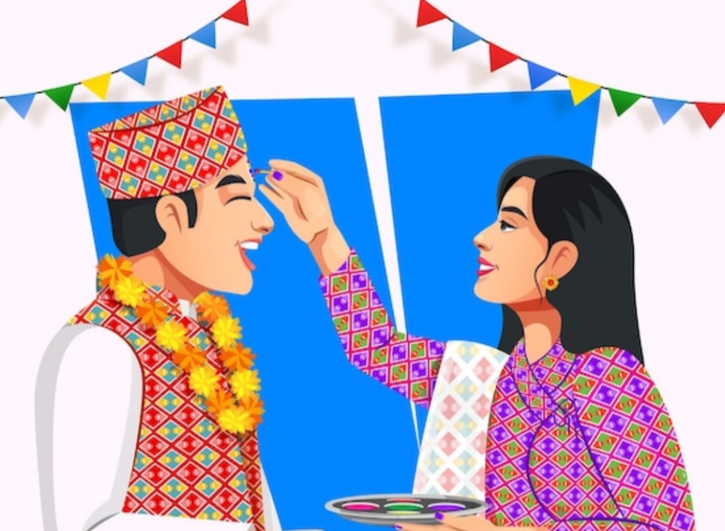 आज भाइटीका, उत्तम साइत बिहान ११ बजेर ३९ मिनेटमा